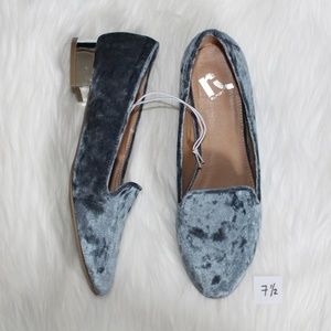 Report Velvet Loafers Metallic Women's Heels